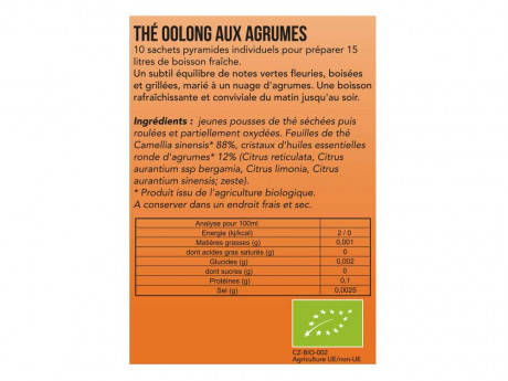 The glace the bleu-vert agrumes Aromandise