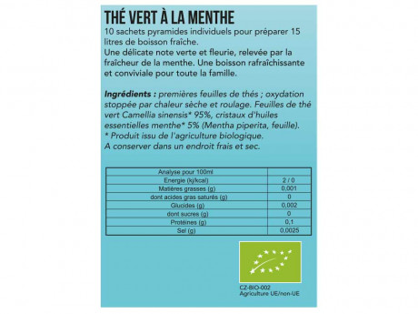 The glace the vert menthe Aromandise