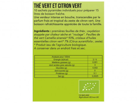 The glace the vert citron vert Aromandise