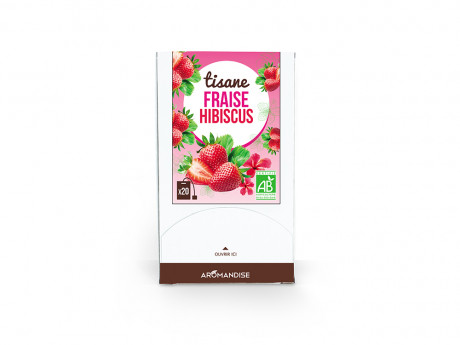 Tisane bio fraise Aromandise