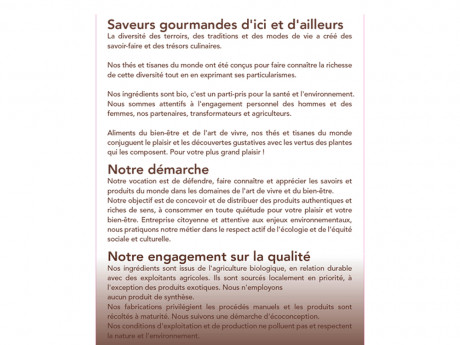 Tisane bio  thym sauvage des garrigues Aromandise