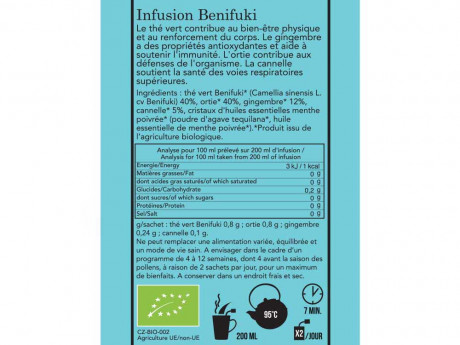 Tisane benifuki sachets