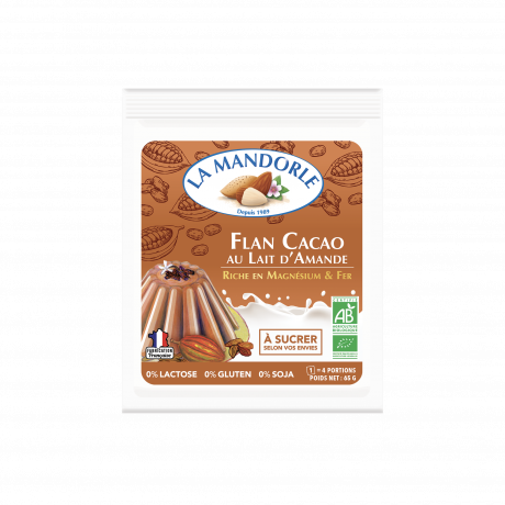 Flan Chocolat au Lait d'Amande