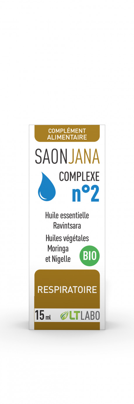 Saonjana complexe n°2 respiratoire certifié bio 15 ml