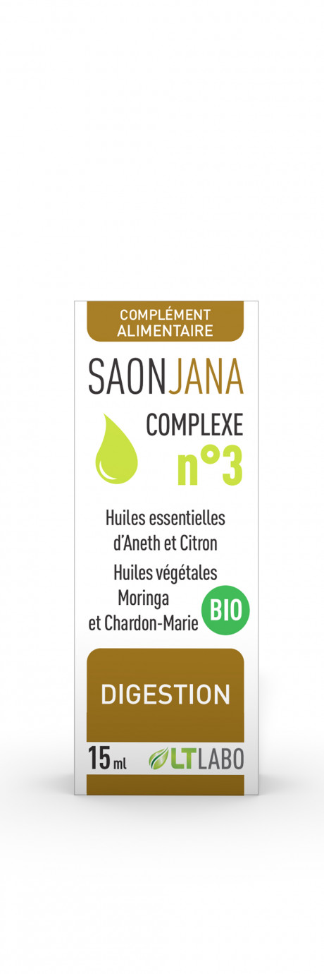 Saonjana complexe n°3 digestion certifié bio 15 ml