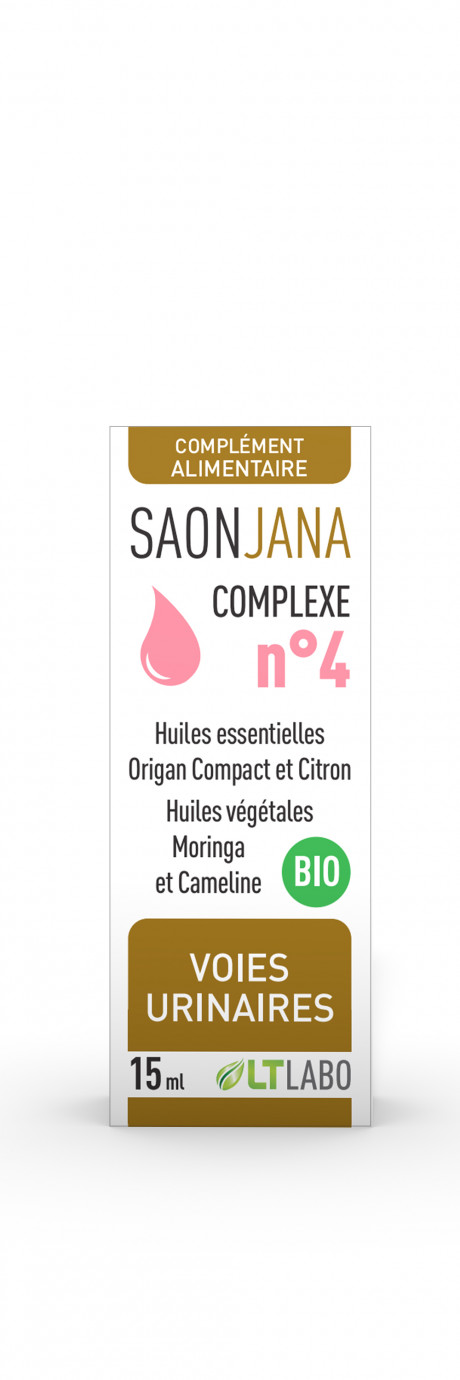 Saonjana complexe n°4 voies urinaires certifié bio 15 ml
