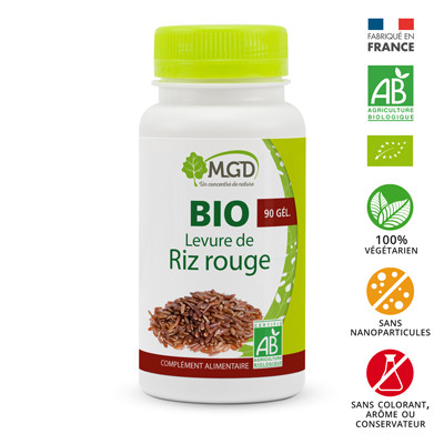 Riz Rouge Levure (Monascus purpureus) 