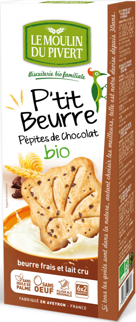 P'tit Beurre au Lait Cru Pépites de Chocolat