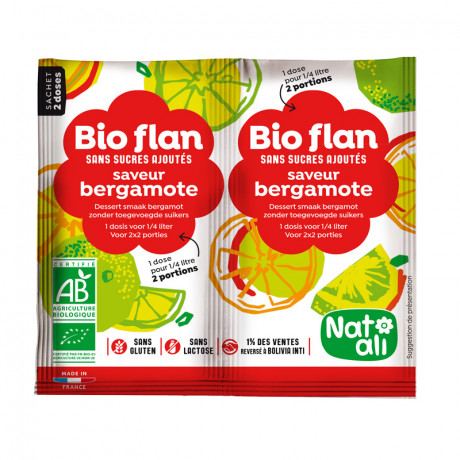 Bioflan saveur bergamote  