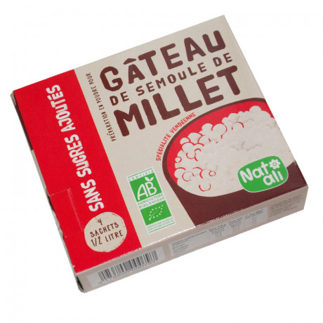 Gâteau de semoule de millet
