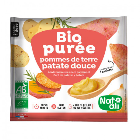 Purée pomme de terre - patate douce