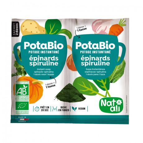 Potabio épinard - spiruline   