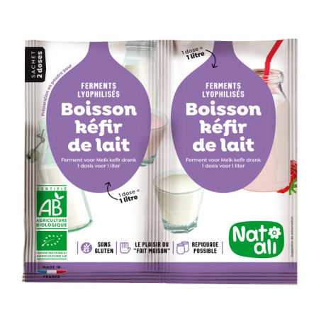 Ferment pour kéfir de lait 