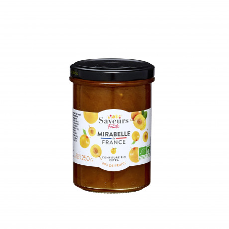 Confiture 60% fruits - Mirabelle de France bio 250g