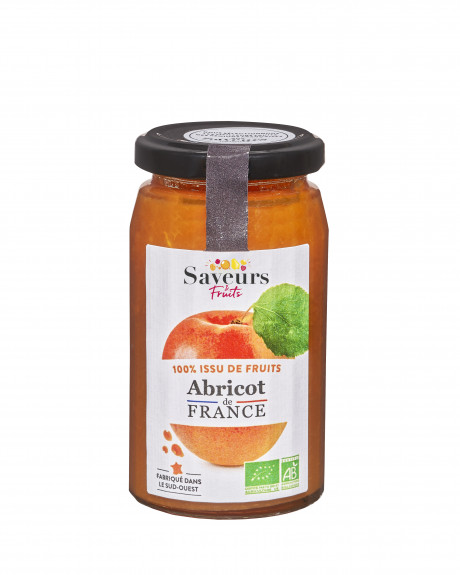 Préparation aux Fruits 100% issue de fruits - Abricot de France bio 240g