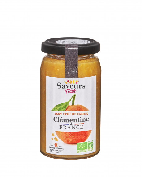 Préparation aux Fruits 100% issue de fruits - Clémentine de France bio 240g