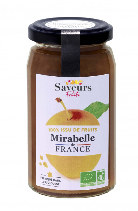 Préparation aux Fruits 100% issue de fruits - Mirabelle de France bio 240g