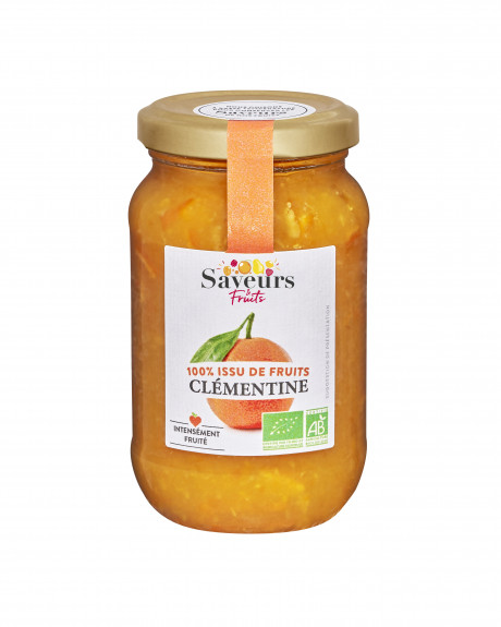 Préparation aux Fruits 100% issue de fruits - Clémentine bio 310g