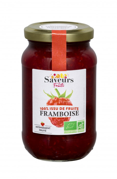 Préparation aux Fruits 100% issue de fruits - Framboise bio 310g