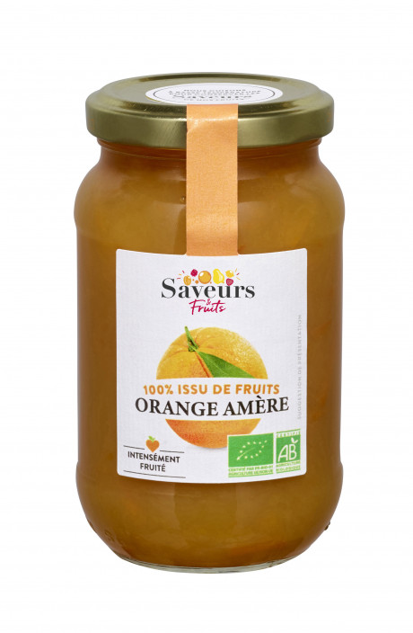 Préparation aux Fruits 100% issue de fruits - Orange Amère bio 310g