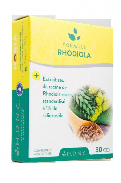 Formule Rhodiola - Extrait sec de racine de Rhodiola rosea standardisé à 1% de saliroside - 30 comprimés