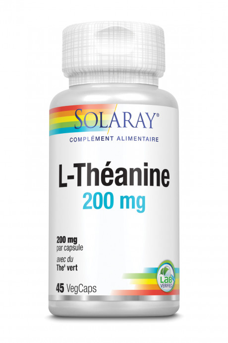 L-Théanine - 200 mg - 45 caps. vég.