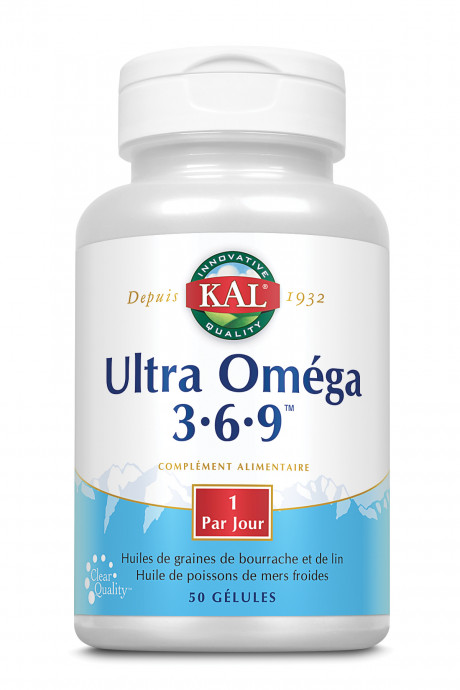 Ultra Oméga 3 6 9 KAL - 50 softgels