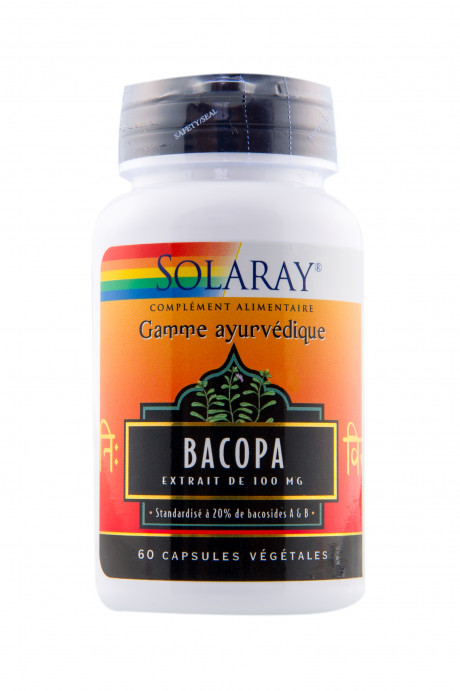 Bacopa - 100 mg 20% Bacosides - 60 caps. vég.
