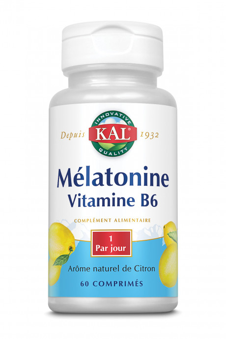 Mélatonine 1,9 mg + Vit. B6 60 losanges sublinguaux