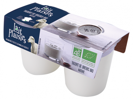 Yaourt nature au lait entier de brebis