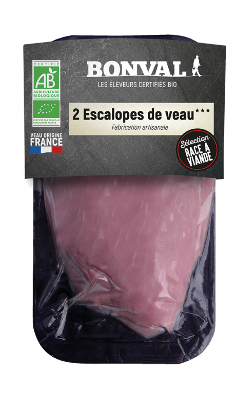 Escalope de veau x 2 ***