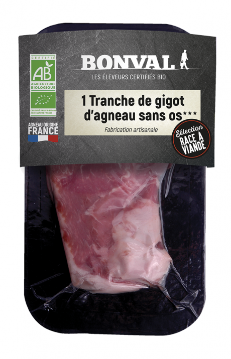 Tranche de gigot d'agneau sans os ***