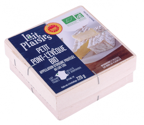 Petit Pont l'Evêque au lait cru AOP, 24 % MG/PF