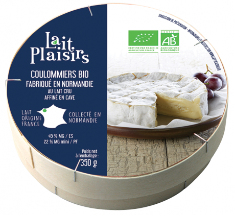Coulommiers au lait cru, 22 % MG/PF