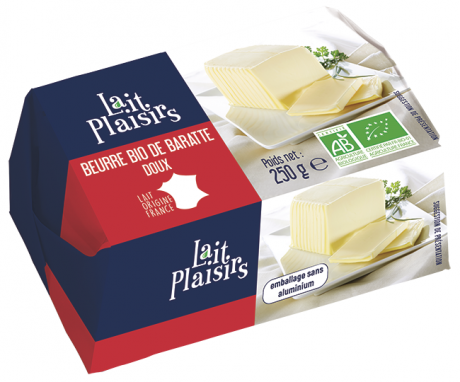 Beurre de baratte moulé doux