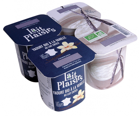 Yaourt au lait entier à la vanille