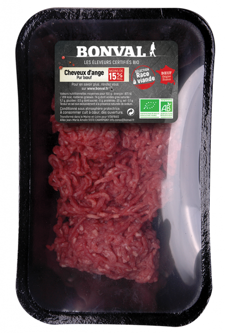 Cheveux d'ange pur boeuf 15% MG