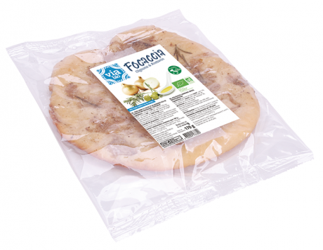 Focaccia oignons et romarin