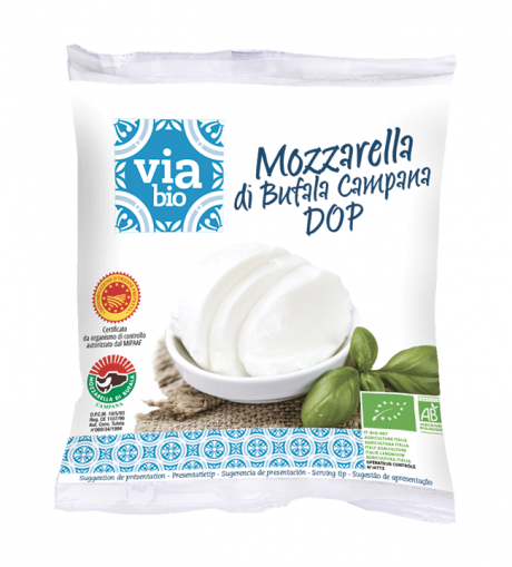 Mozzarella di Bufala Campana DOP, 22 % MG/PF