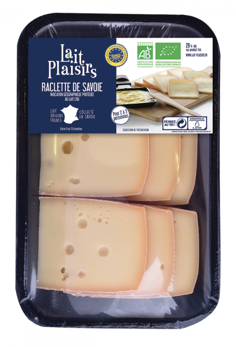 Raclette de Savoie IGP au lait cru, 29 % MG/PF