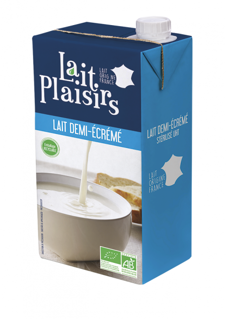 Lait demi-écrémé UHT
