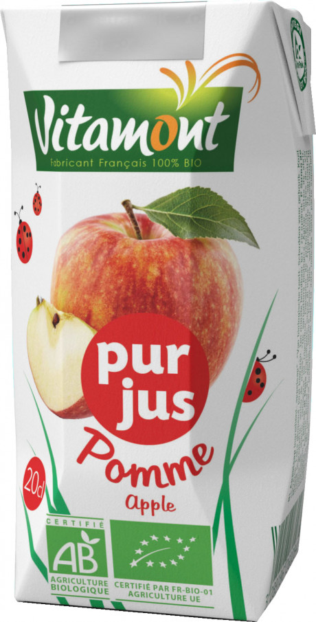 Pur jus de pomme bio 20cl