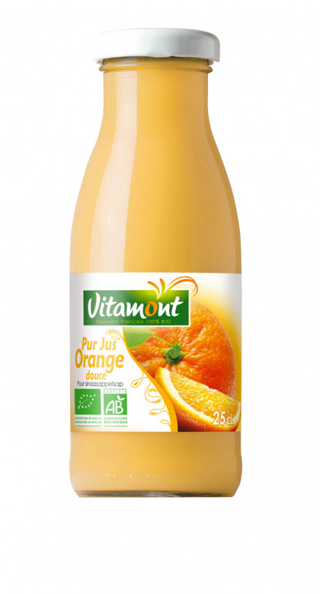 Mini pur jus d'orange douce bio 25cl