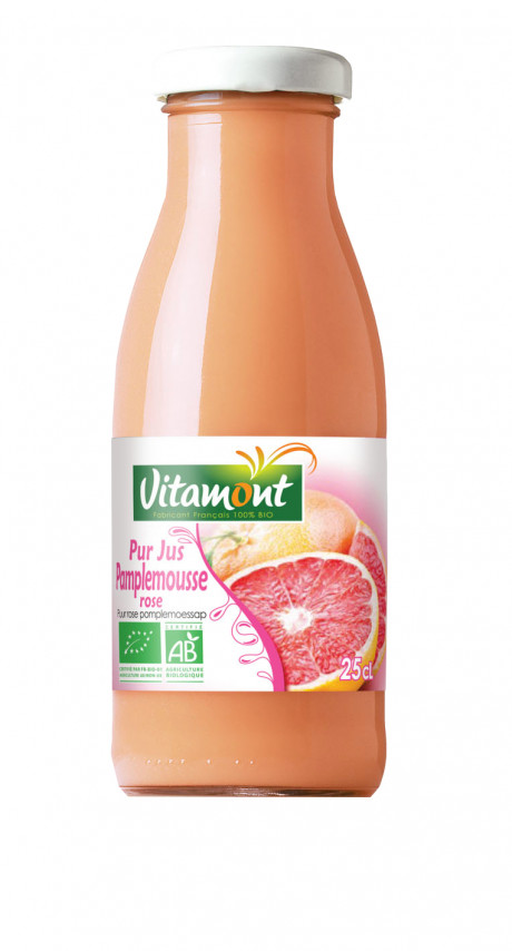 Mini pur jus de pamplemousse rose bio 25cl