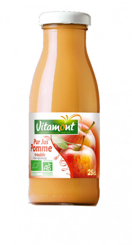 Mini pur jus de pomme trouble bio 25cl
