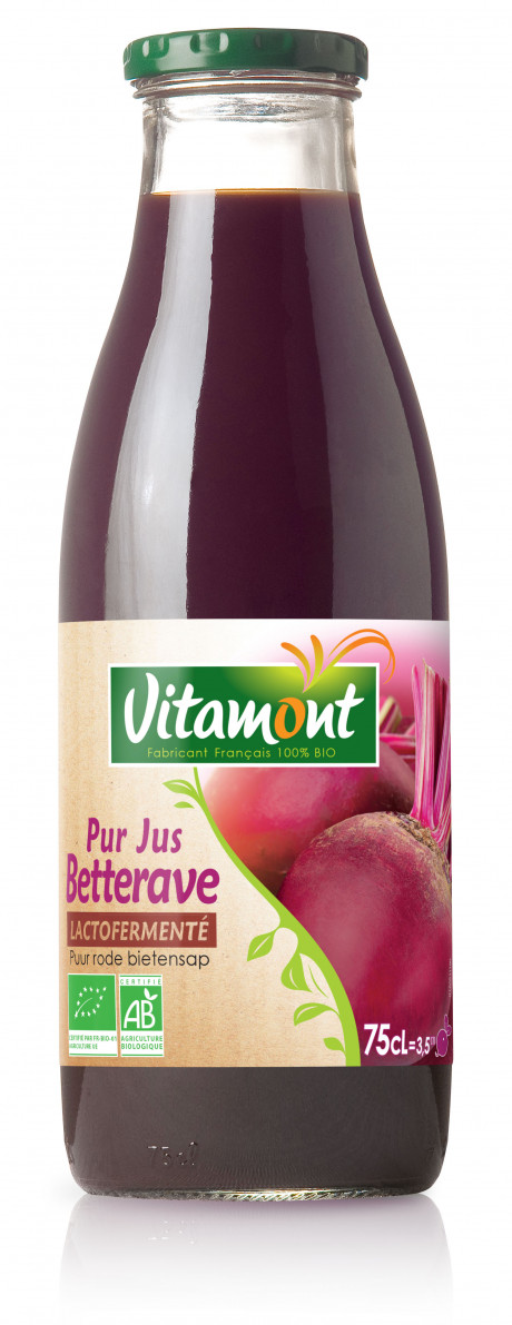 Pur jus de betterave lactofermenté bio 75cl