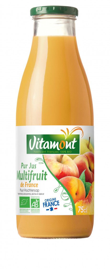 Pur jus Multifruit de France bio 75cl