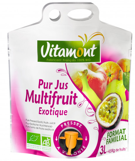 Pur jus multifruits exotique bio 3L