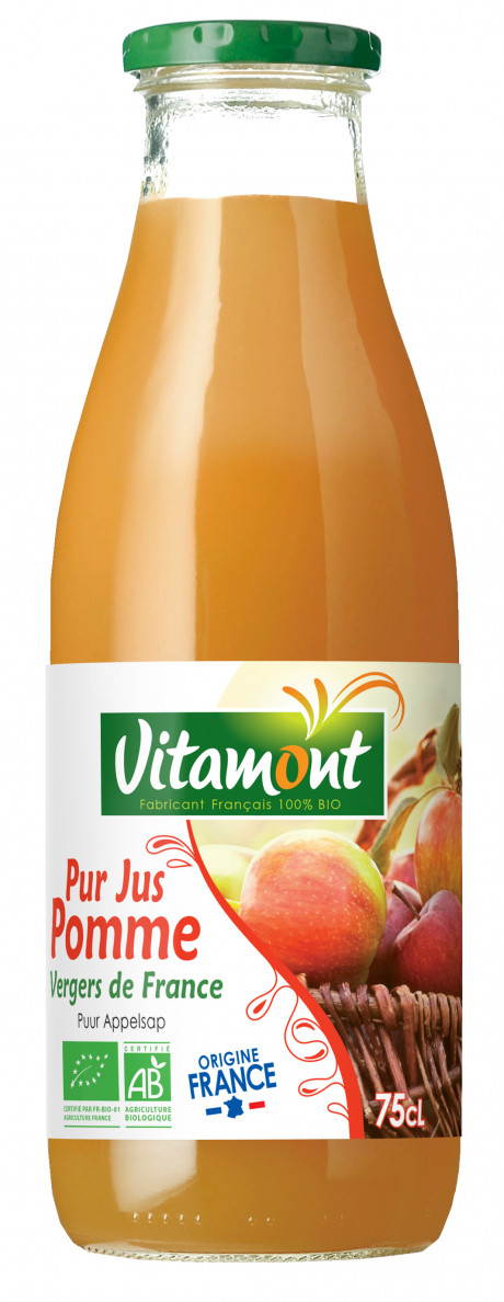 Pur jus de pomme vergers de France  75cl
