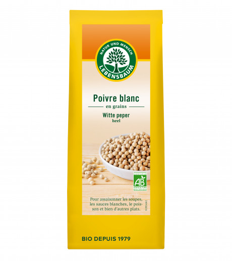Poivre blanc, en grains